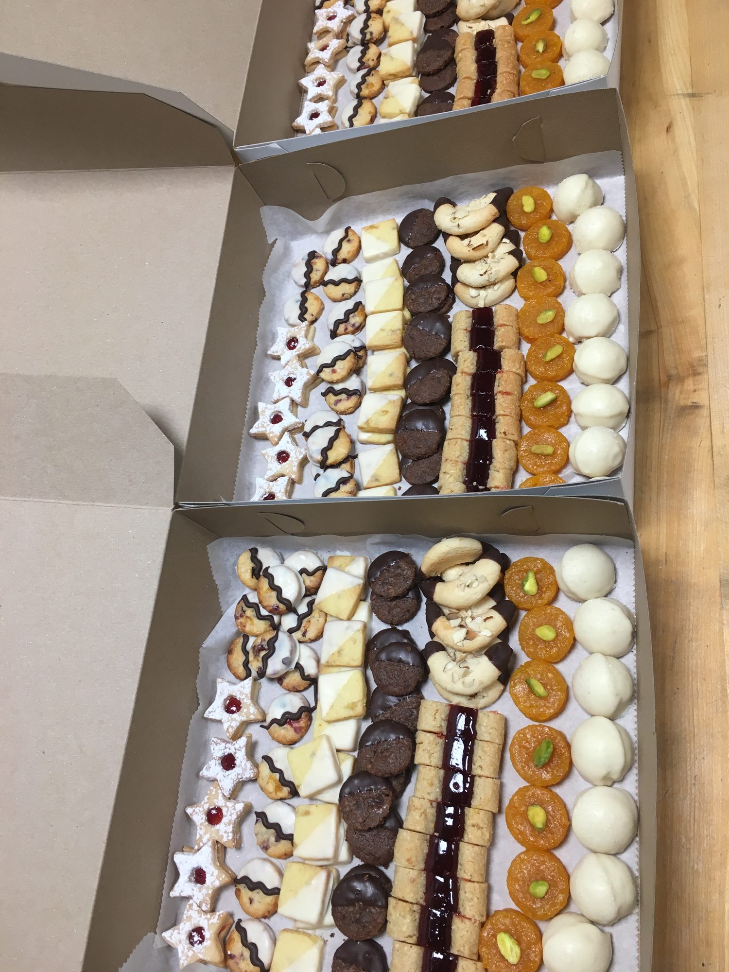 Assorted tea cookies